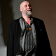 Warren Ellis enters the stage during Frederator Studios Castlevania Spotlight Panel at New York Comic Con 2019 Day 3 at Jacob K. Javits Convention Center on October 05, 2019 in New York City.